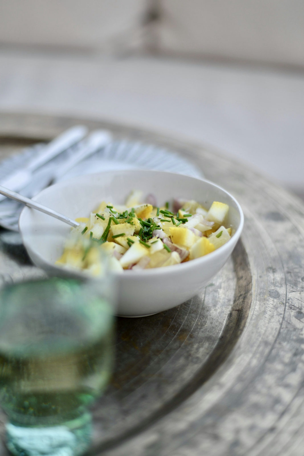 Klassischer Kartoffelsalat mit Brühe